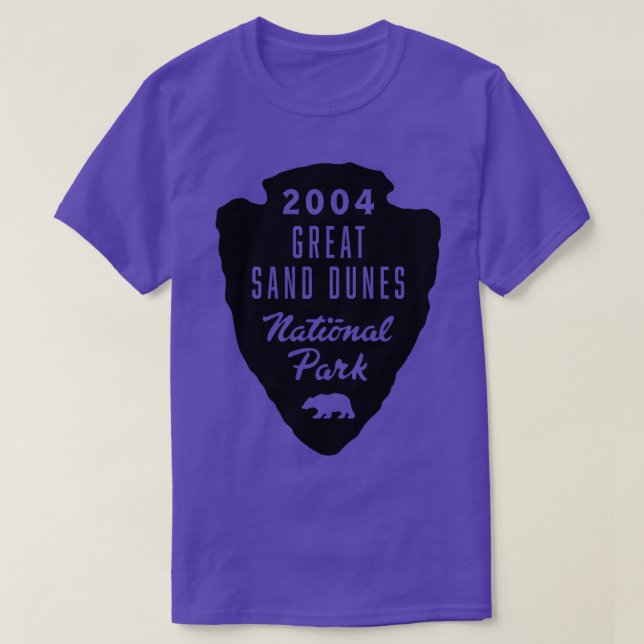 Camiseta Excelente Sand Dunes National Park Bear Arrohead B (Frente do Design)