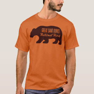 Camiseta Excelente Sand Dunes National Park Bear Brown