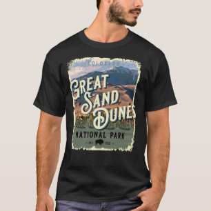 Camiseta Excelente Sand Dunes National Park Colorado USA Vi