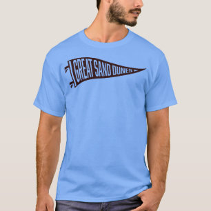 Camiseta Excelente Sand Dunes National Park Pennant Brown
