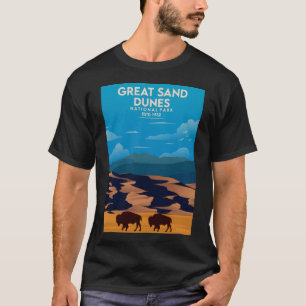Camiseta Excelente Sand Dunes National Park Poster de viag