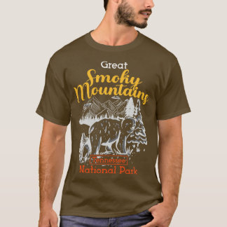 Camiseta Excelente Smokey Mounts Tennessee National Park