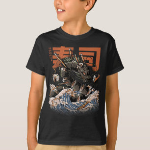 Camiseta Excelente Sushi Dragon Comida japonesa Kawaii Drag