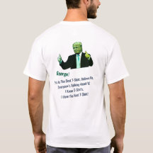 Excelente T-Shirt! Engraçado Donald Trump Nome da