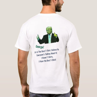 Camiseta Excelente T-Shirt! Engraçado Donald Trump Nome da