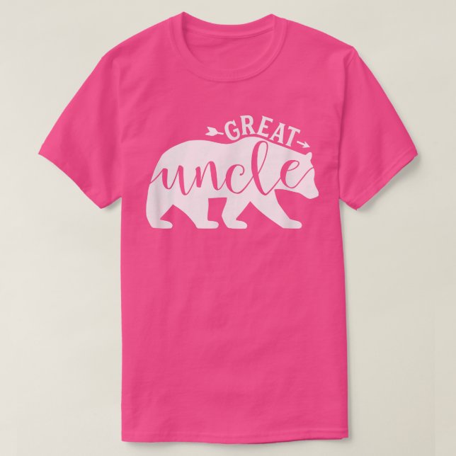 Camiseta Excelente Tio Urso Tio Tio Família Tio Tee  (Frente do Design)