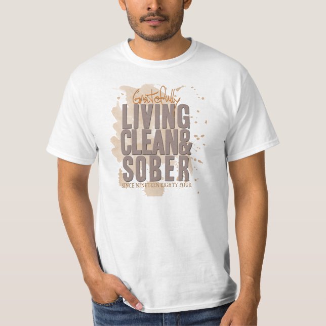 Camiseta Excelente vida limpa e mais sórida personalizável (Frente)