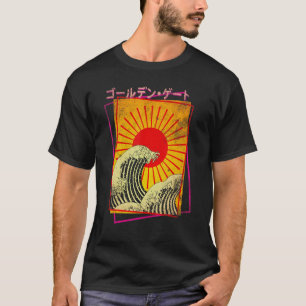 Camiseta Excelente Wave Ascensão Sun Japão Vaporwave Japonê