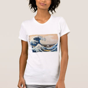 Camiseta Excelente Wave, Hokusai, Ukiyo-e