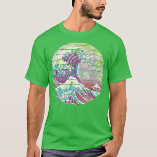 Camiseta Excelente Wave Japão Art Tokyo