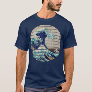 Camiseta Excelente Wave Japão Arte Japonês Monte Fuji Tokyo