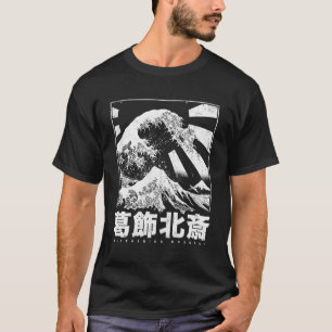 Camiseta Excelente Wave Off Kanagawa Japonês Hokusai Japão