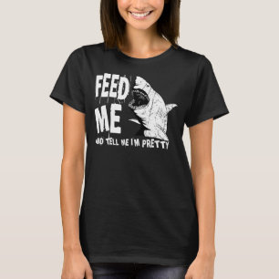 Camiseta Excelente White Shark Me Alimenta O Maior Predador