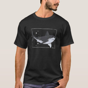 Camiseta Excelente  White Shark Ocean Vintage Design