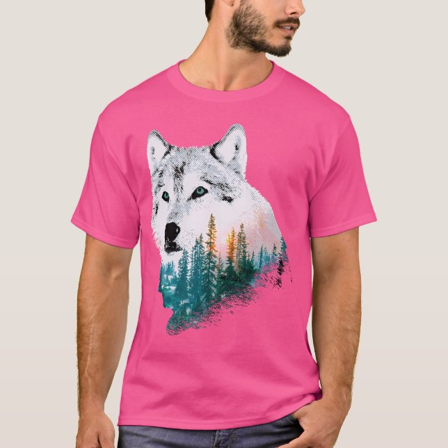 Camiseta Excelente Wolf Motif (Frente)
