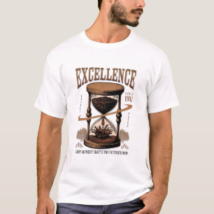 Camiseta Excellence Coffee Vintage Hourglass – Pre
