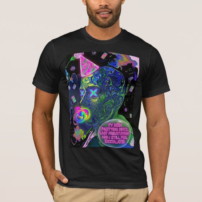 Camiseta Excitado - "Ainda Excitado Desde Sexta-feira" (Frente)