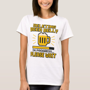 Camiseta Exclusão do Belly da Cerveja - Estilo de Pixel Eng