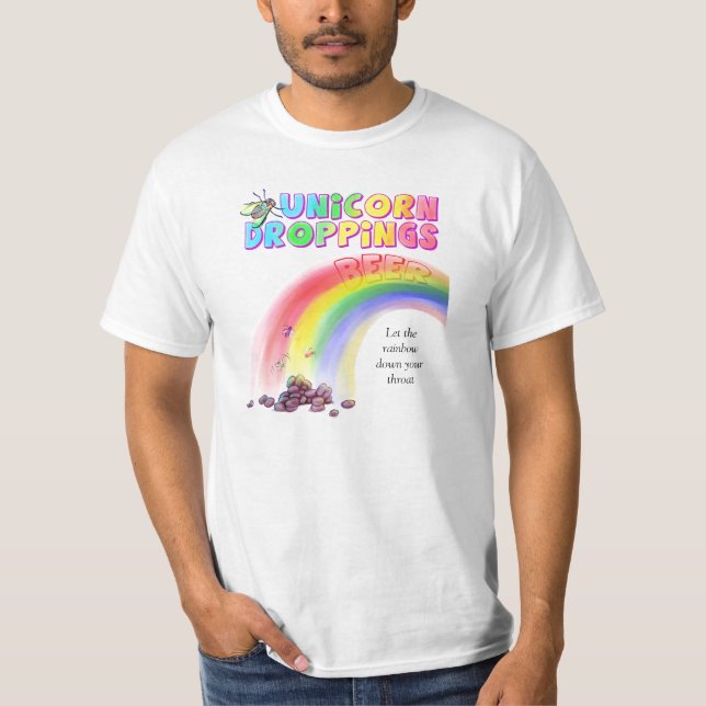 Camiseta Excremento do unicórnio (Frente)