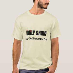 Camiseta Excremento multicultural canhoto