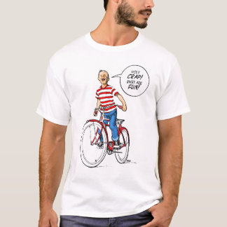 Camiseta Excremento santamente!  As bicicletas são