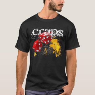 Camiseta excrementos com pintura