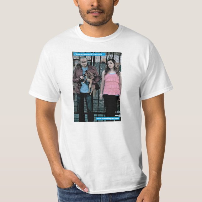 Camiseta excursão 2015 do #changetheworld (Frente)