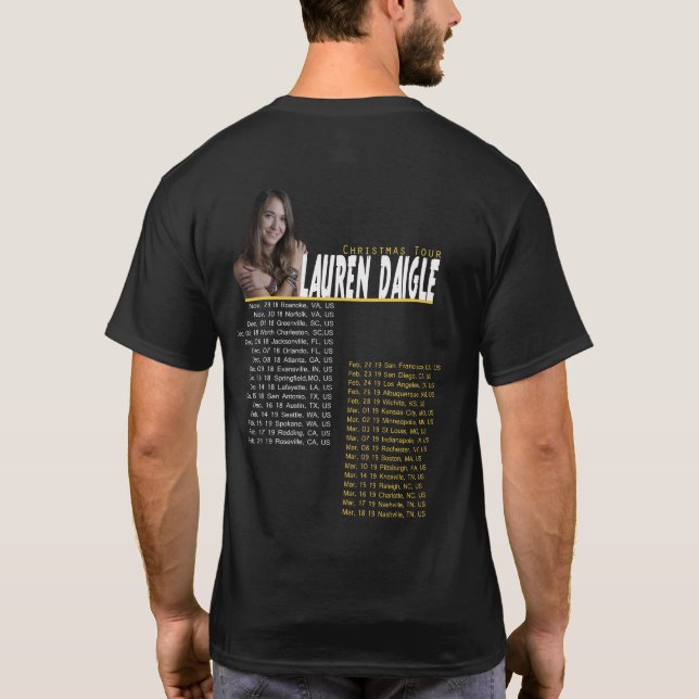 CAMISETA EXCURSÃO 2018 - 2019 DE LAUREN DAIGLE (Verso)