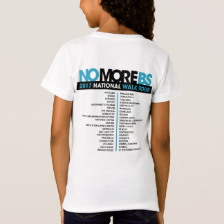 Camiseta Excursão da CAMINHADA do t-shirt do #NOMOREBS