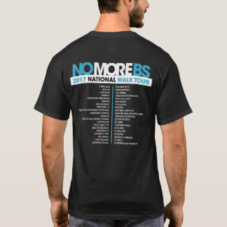 Camiseta Excursão da CAMINHADA do t-shirt do #NOMOREBS