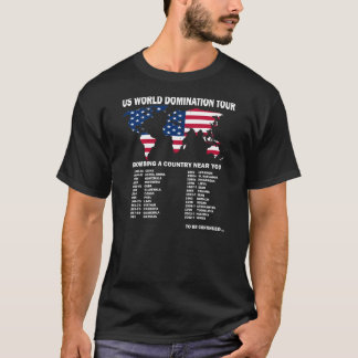 Camiseta Excursão da dominação do mundo