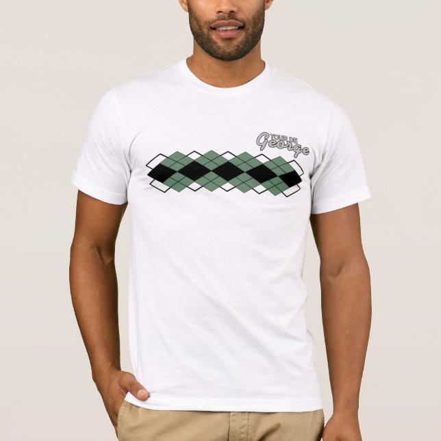 Camiseta Excursão De George Jérsei 2012 Argyle verde (Frente)