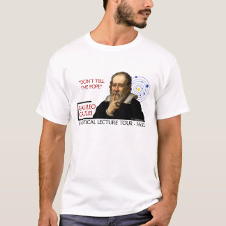 Camiseta Excursão de leitura Heretical de Galileo (a luz