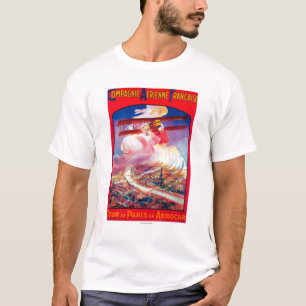 Camiseta Excursão De Paris, France em Aerocar PosterEurope