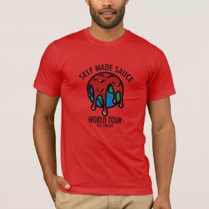 Camiseta Excursão Est do mundo do molho. Para sempre T de