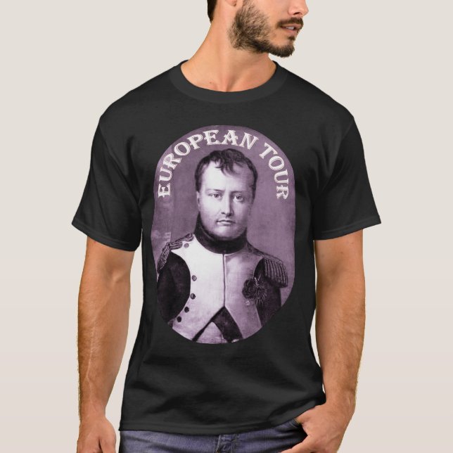 Camiseta Excursão européia do ~ de Napoleon Bonaparte (Frente)