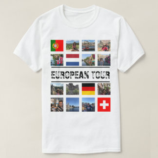 Camiseta Excursão européia personalizada
