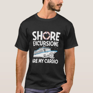 Camiseta Excursões curtas são o meu cardio para um Ventilad