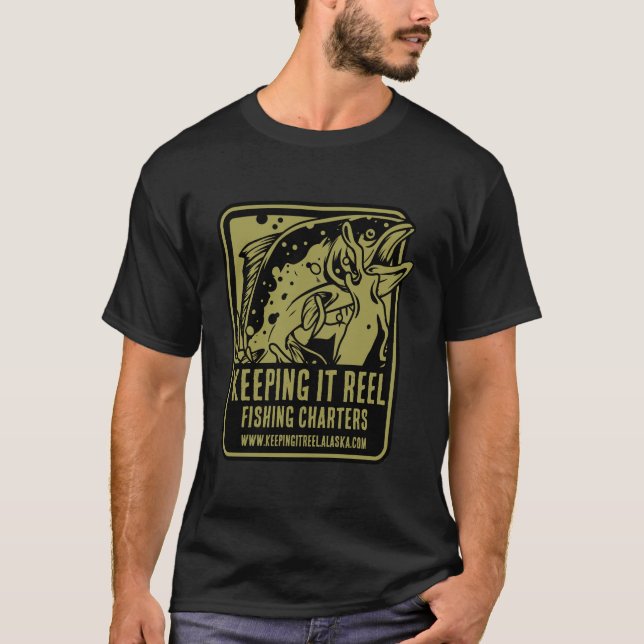 Camiseta Excursões de Pesca e Acessórios de Clube (Frente)