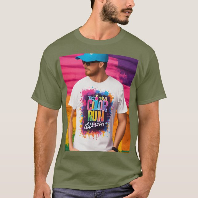 Camiseta Execução de cores (Frente)