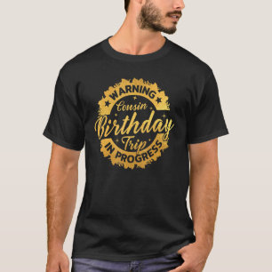 Camiseta Execução de Festa de aniversário do Primo de Aviso