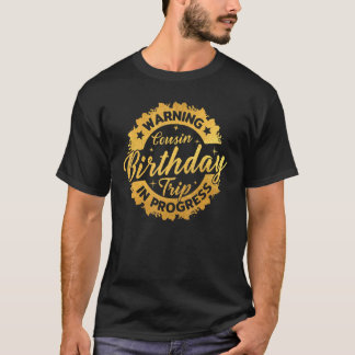 Camiseta Execução de Festa de aniversário do Primo de Aviso