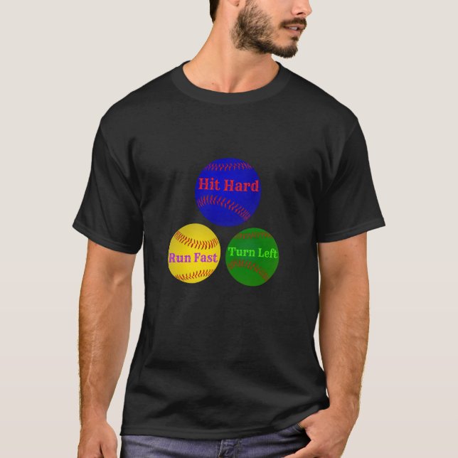 Camiseta Execução rápida do Duro à esquerda (Frente)