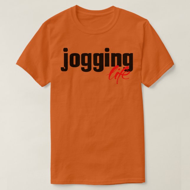 Camiseta Executador de Gravação de Vida da corrida (Frente do Design)