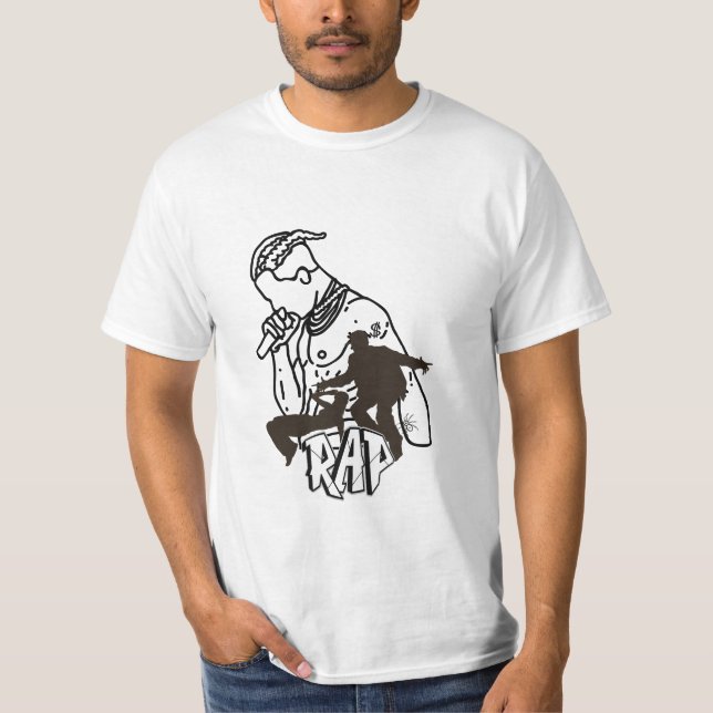 Camiseta Executador dinâmico de salto de anca (Frente)