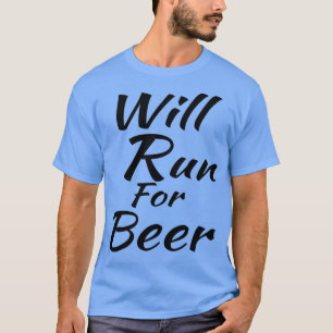 Camiseta EXECUTANDO ATLETE será executado para cerveja