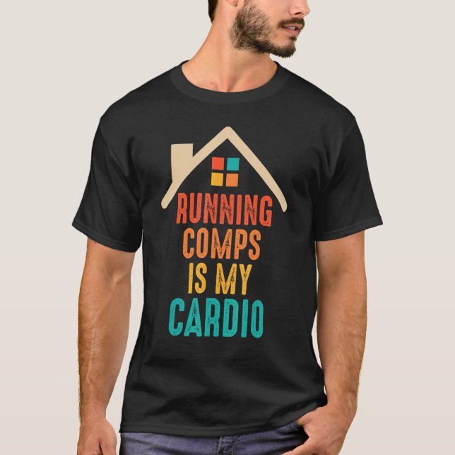 Camiseta Executando Comps É Meu Imobiliário Cardio Wom (Frente)
