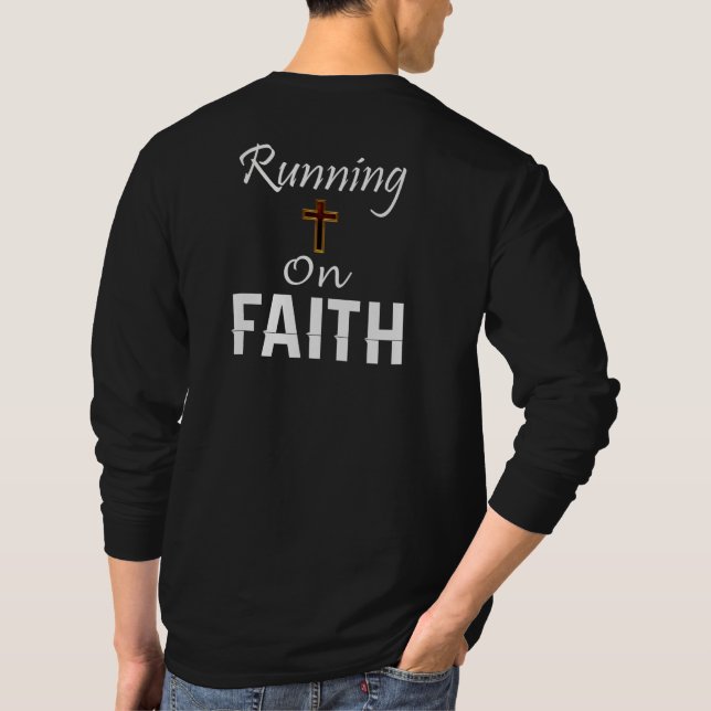 Camiseta Executando em Faith Runner (Verso)