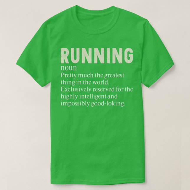 Camiseta Executando Funny Definition Funny 5k Marathon Runn (Frente do Design)