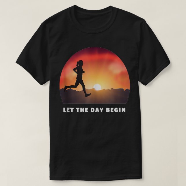 Camiseta Executando Gift Runner Motivacional Dizendo Marato (Frente do Design)